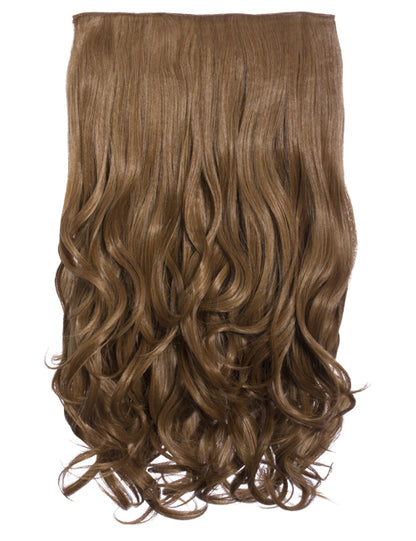 One Piece 20" Curly Synthetic Clip In Hair Extensions - G1C