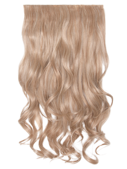 One Piece 20" Curly Synthetic Clip In Hair Extensions - G1C