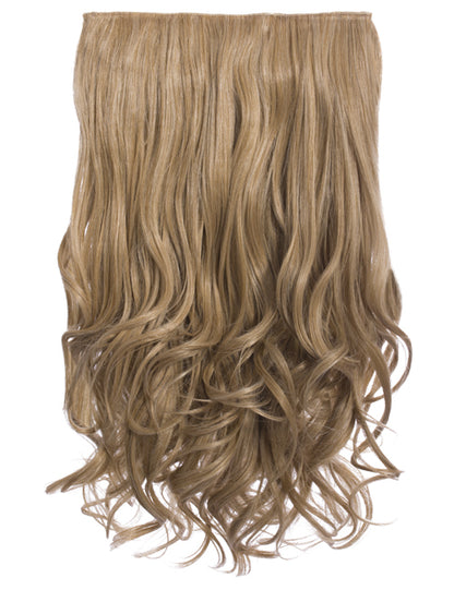 One Piece 20" Curly Synthetic Clip In Hair Extensions - G1C