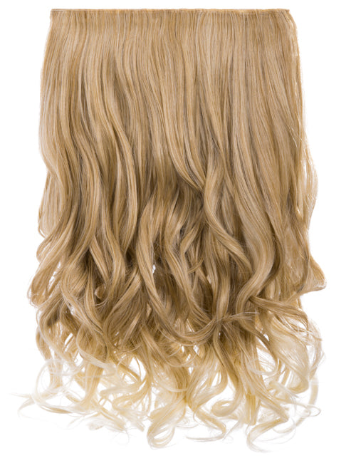 One Piece 20" Curly Synthetic Clip In Hair Extensions - G1C