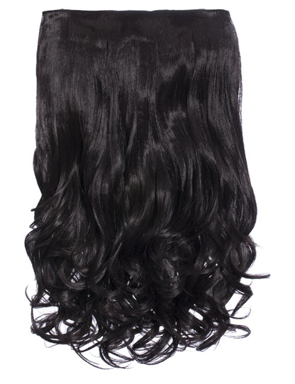 One Piece 20" Curly Synthetic Clip In Hair Extensions - G1C