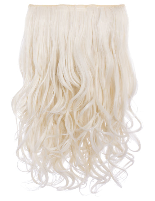 One Piece 20" Curly Synthetic Clip In Hair Extensions - G1C