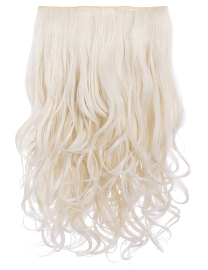 One Piece 20" Curly Synthetic Clip In Hair Extensions - G1C