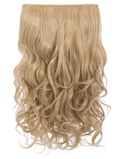 One Piece 20" Curly Synthetic Clip In Hair Extensions - G1C