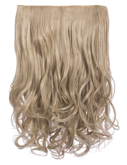 One Piece 20" Curly Synthetic Clip In Hair Extensions - G1C