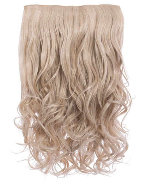 One Piece 20" Curly Synthetic Clip In Hair Extensions - G1C