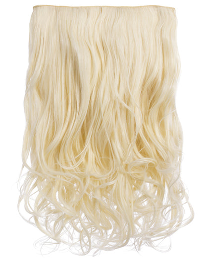 One Piece 20" Curly Synthetic Clip In Hair Extensions - G1C