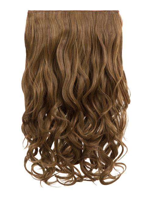 One Piece 20" Curly Synthetic Clip In Hair Extensions - G1C