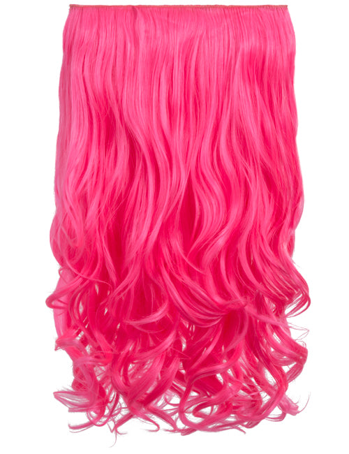 Colourful One Piece 20" Curly Clip-In Hair Extensions - G1C Colour