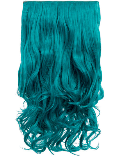 Colourful One Piece 20" Curly Clip-In Hair Extensions - G1C Colour