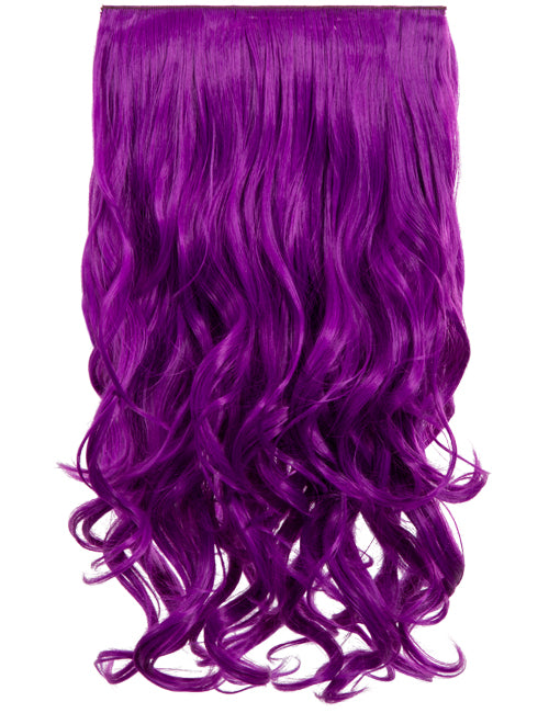 Colourful One Piece 20" Curly Clip-In Hair Extensions - G1C Colour