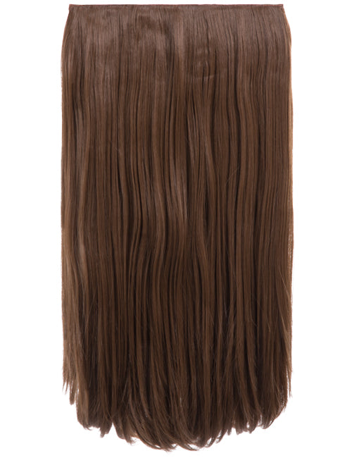 One Piece 24" Straight Synthetic Clip In Hair Extensions - G1STR