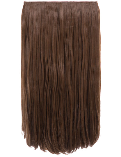 One Piece 24" Straight Synthetic Clip In Hair Extensions - G1STR