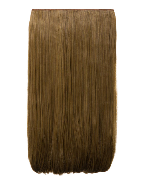 One Piece 24" Straight Synthetic Clip In Hair Extensions - G1STR