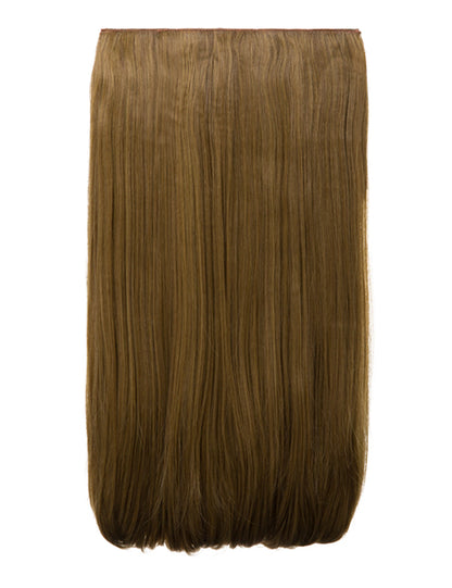 One Piece 24" Straight Synthetic Clip In Hair Extensions - G1STR