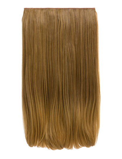 One Piece 24" Straight Synthetic Clip In Hair Extensions - G1STR