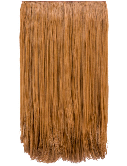 One Piece 24" Straight Synthetic Clip In Hair Extensions - G1STR