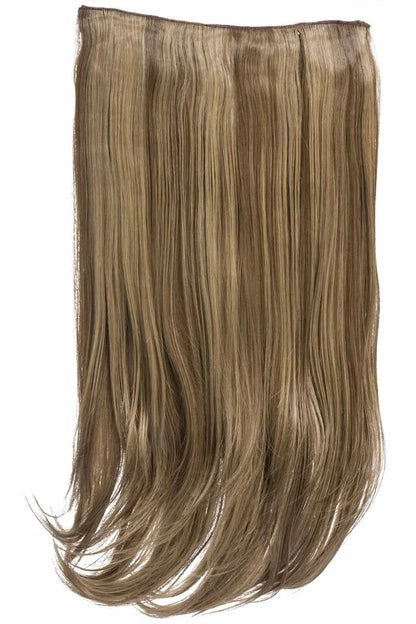 One Piece 24" Straight Synthetic Clip In Hair Extensions - G1STR