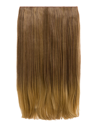One Piece 24" Straight Synthetic Clip In Hair Extensions - G1STR