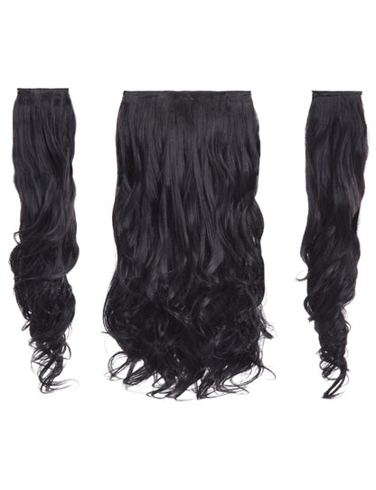 Three Pieces 20" Curly Synthetic Clip in Hair Extensions - G3C