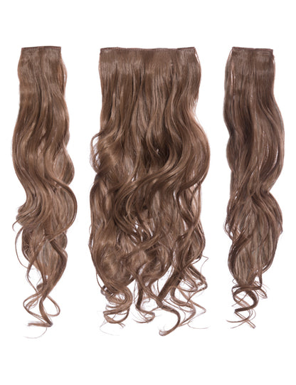 Three Pieces 20" Curly Synthetic Clip in Hair Extensions - G3C
