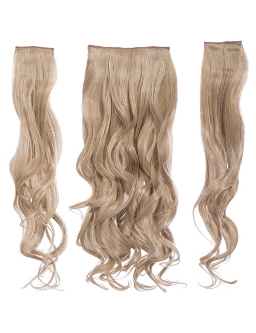 Three Pieces 20" Curly Synthetic Clip in Hair Extensions - G3C