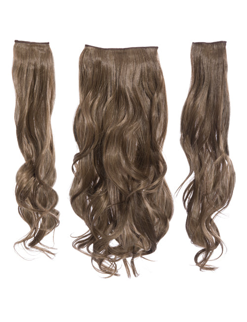 Three Pieces 20" Curly Synthetic Clip in Hair Extensions - G3C