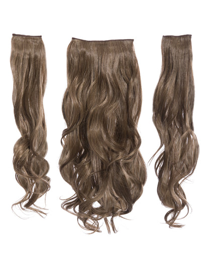 Three Pieces 20" Curly Synthetic Clip in Hair Extensions - G3C