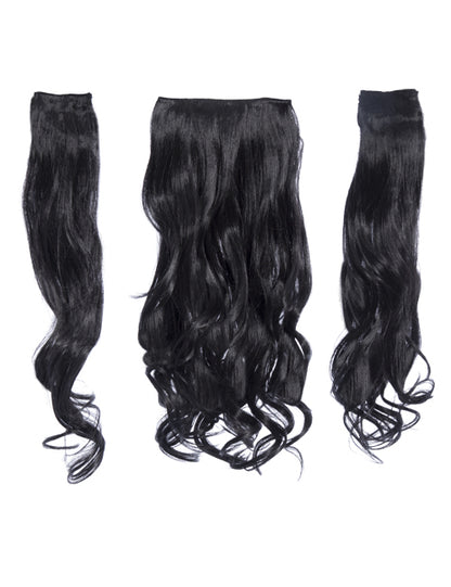 Three Pieces 20" Curly Synthetic Clip in Hair Extensions - G3C