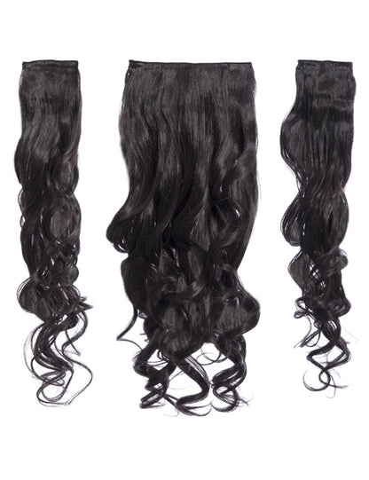 Three Pieces 20" Curly Synthetic Clip in Hair Extensions - G3C
