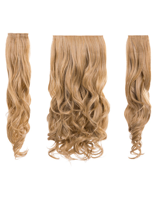 Three Pieces 20" Curly Synthetic Clip in Hair Extensions - G3C