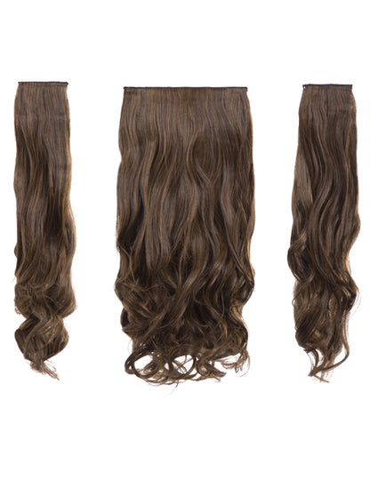 Three Pieces 20" Curly Synthetic Clip in Hair Extensions - G3C