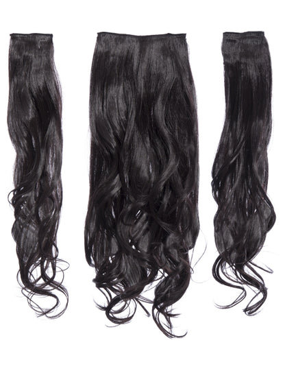 Three Pieces 20" Curly Synthetic Clip in Hair Extensions - G3C