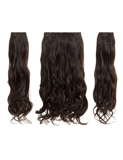 Three Pieces 20" Curly Synthetic Clip in Hair Extensions - G3C