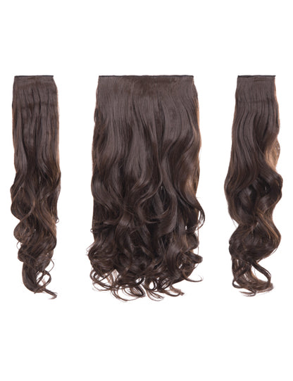 Three Pieces 20" Curly Synthetic Clip in Hair Extensions - G3C