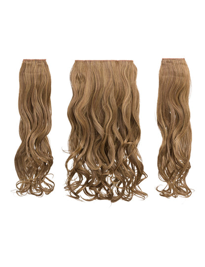 Three Pieces 20" Curly Synthetic Clip in Hair Extensions - G3C