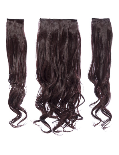 Three Pieces 20" Curly Synthetic Clip in Hair Extensions - G3C