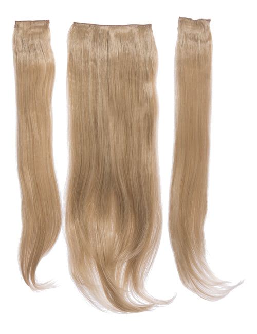 Three Pieces 24" Straight Synthetic Clip in Hair Extensions - G3STR
