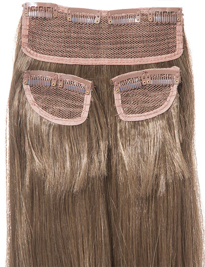 Three Pieces 24" Straight Synthetic Clip in Hair Extensions - G3STR