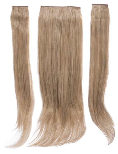 Three Pieces 24" Straight Synthetic Clip in Hair Extensions - G3STR