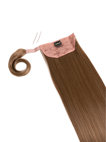 Synthetic Wraparound Straight Ponytail 30" - GiGi