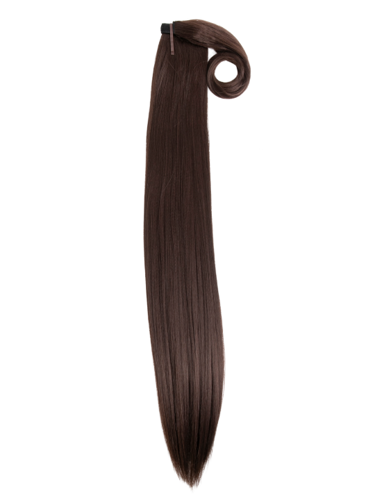 Synthetic Wraparound Straight Ponytail 30" - GiGi