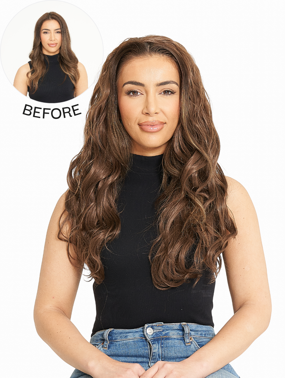 Grace Beach Wave Synthetic Half Head Wig