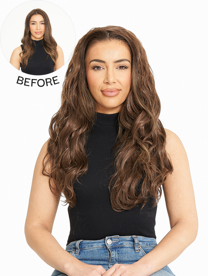 Grace Beach Wave Synthetic Half Head Wig