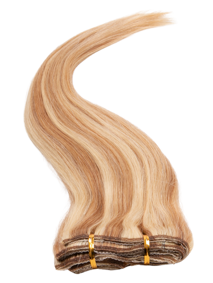 18 Inches Double Drawn Human Hair Clip In Extensions