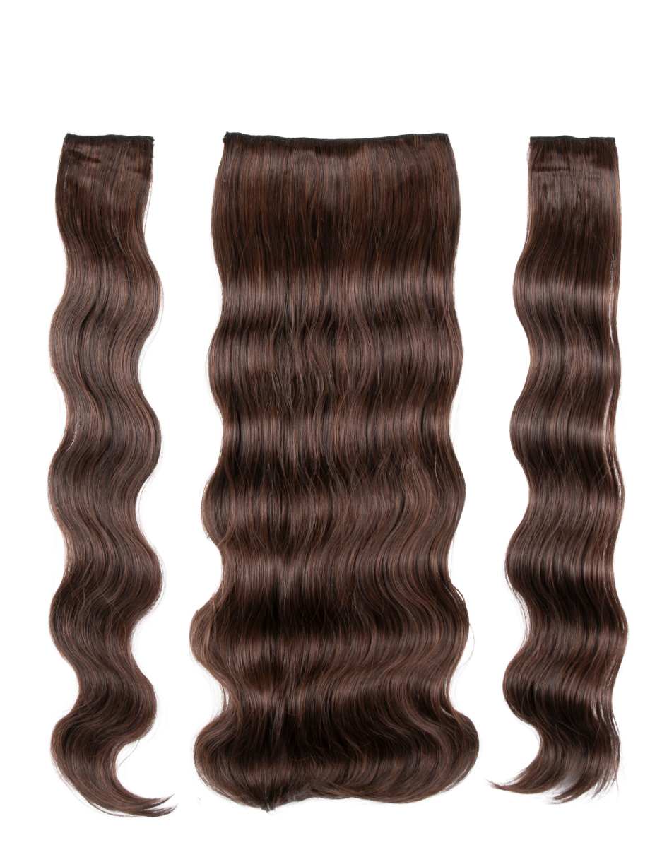 Luxe Hollywood Wave 23" 3 Piece Clip in Hair Extensions