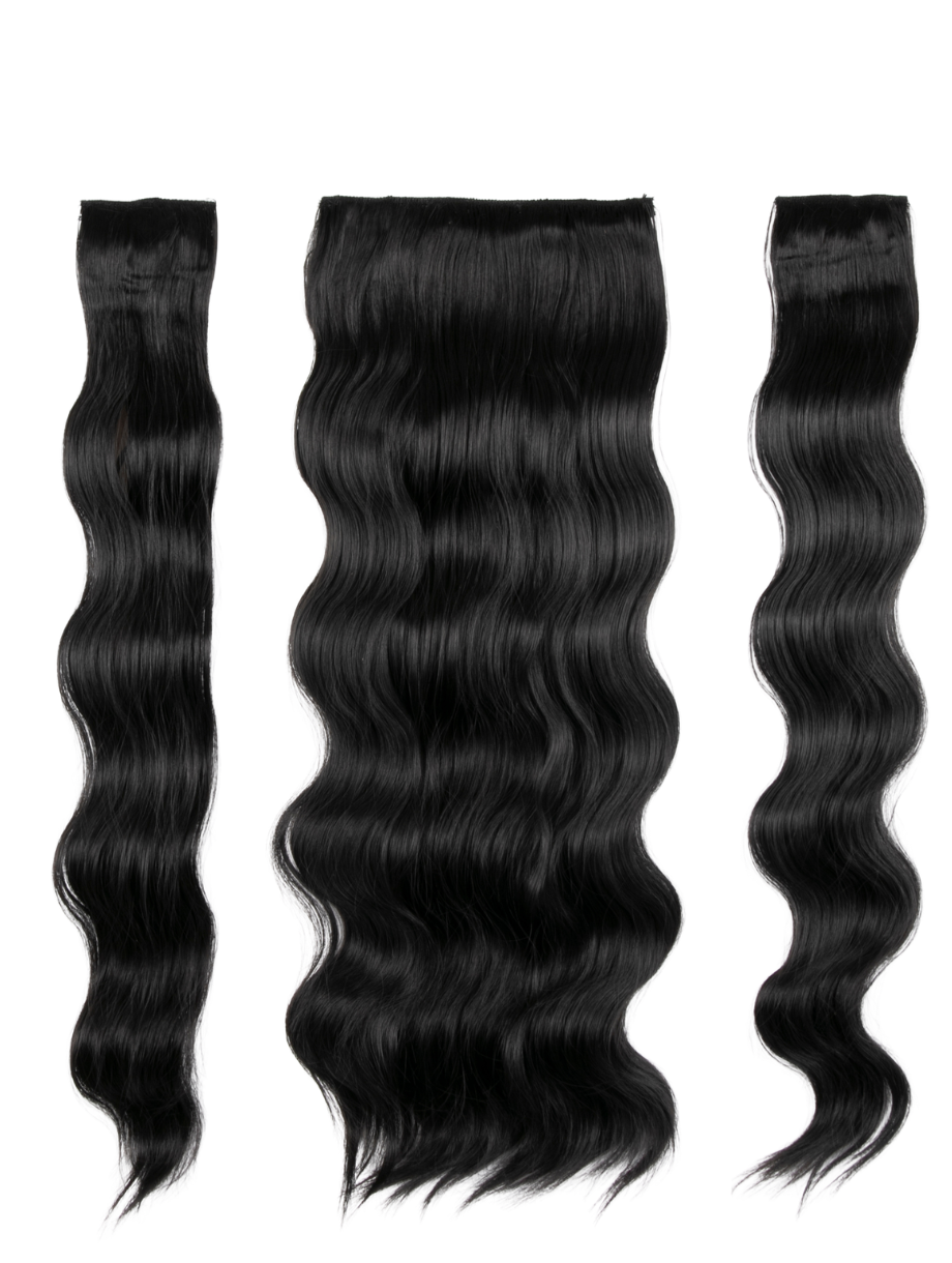 Luxe Hollywood Wave 23" 3 Piece Clip in Hair Extensions
