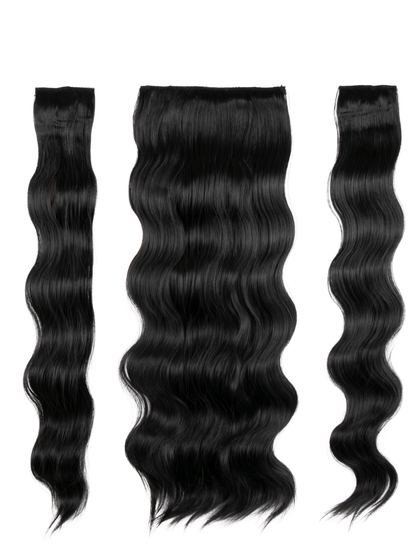 Luxe Hollywood Wave 23" 3 Piece Clip in Hair Extensions