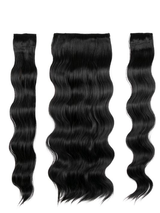 Luxe Hollywood Wave 23" 3 Piece Clip in Hair Extensions