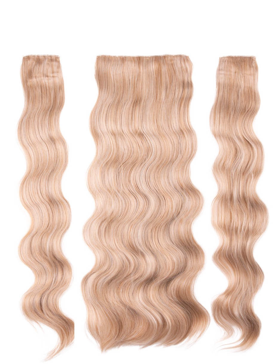 Luxe Hollywood Wave 23" 3 Piece Clip in Hair Extensions